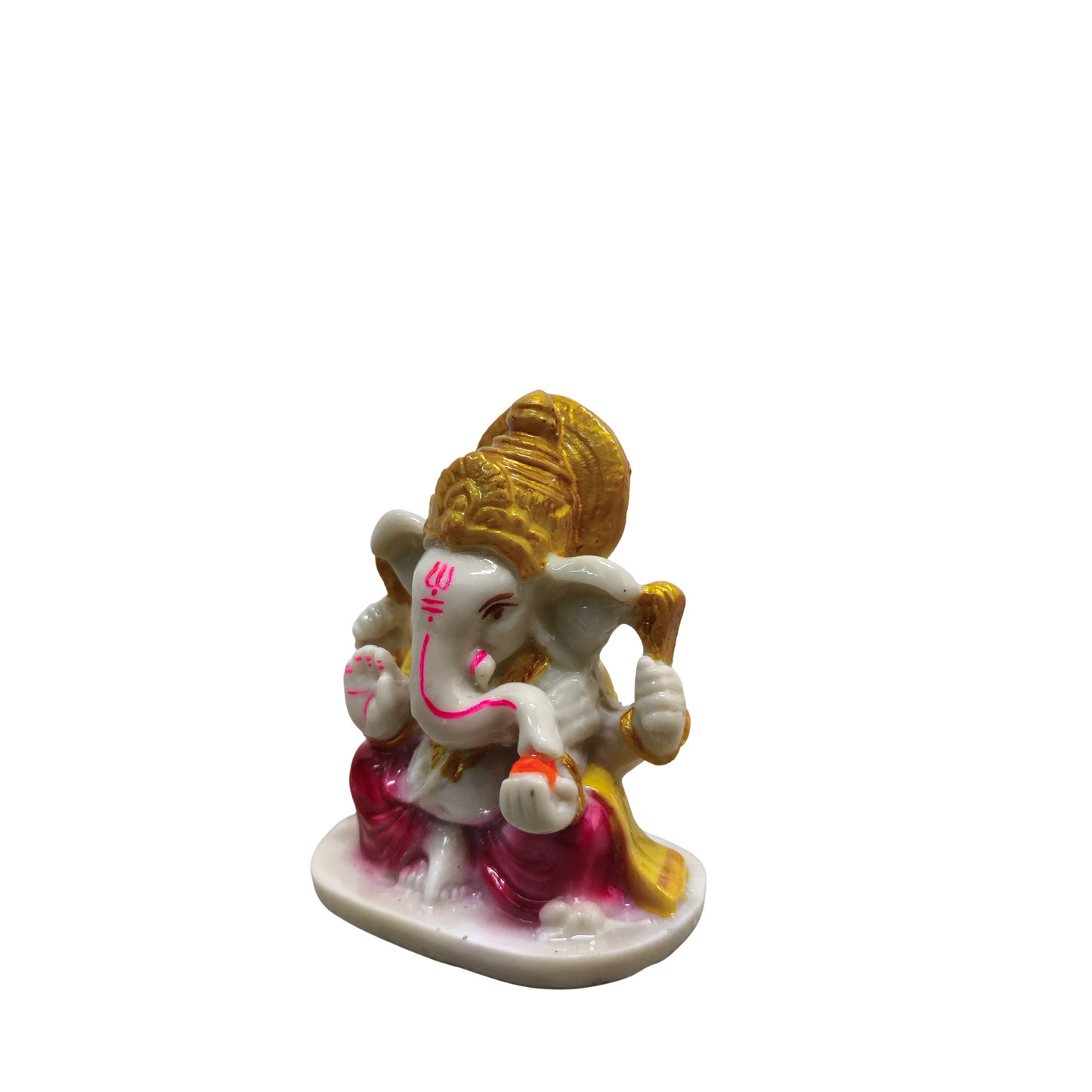 Lord Ganesha Polyresin Idol for Home & Office | Ganpati Bappa Murti for Prosperity & Success