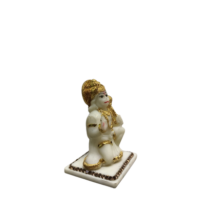 Lord Hanuman Polyresin Idol for Home & Office | Bajrangbali Murti for Strength, Protection & Positivity
