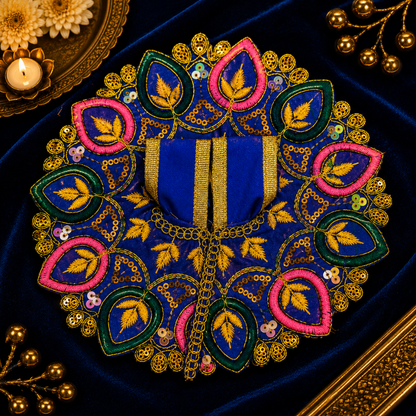 Shri Krishna Ladoo Gopal Vastra Set of 2 – Blue Green Designer Thakur Ji Poshak
