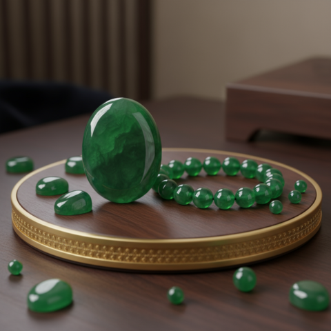 Imperial Green Jade Harmony Bracelet – Prosperity, Protection & Peace Stone
