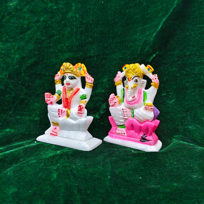 Divine Lakshmi Ganesh Idol Set – Prosperity, Wealth & Auspicious Beginnings