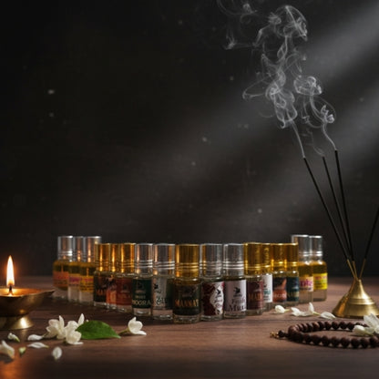 Divine Rose Bloom Eternal Itra For Puja