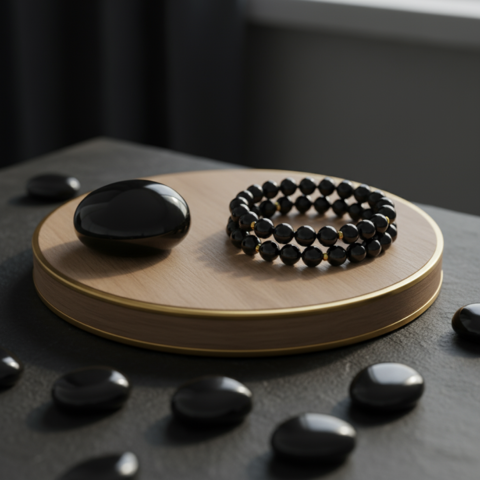 Elegant Black Onyx Stone Bracelet for Men & Women