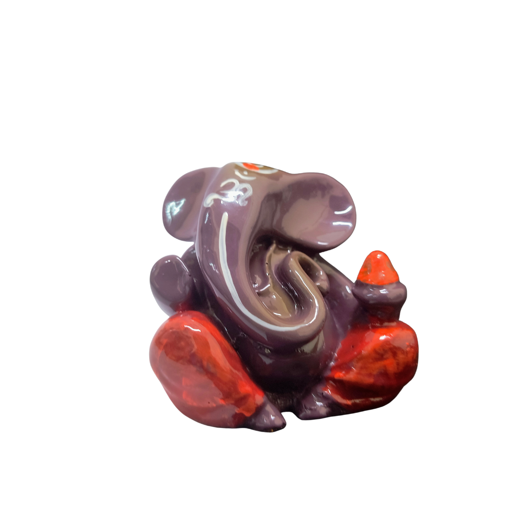 Premium Purple Ganesh Murti with Modak – Prosperity & Success Idol
