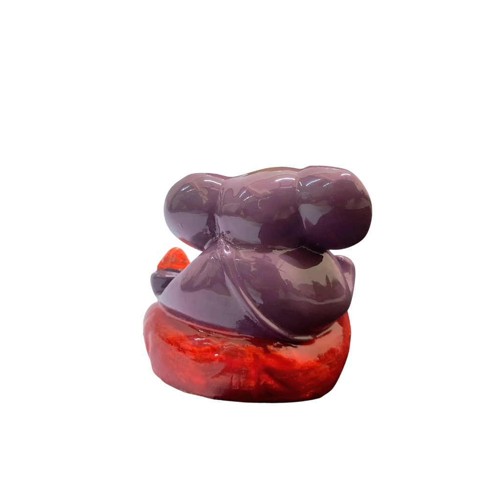 Premium Purple Ganesh Murti with Modak – Prosperity & Success Idol