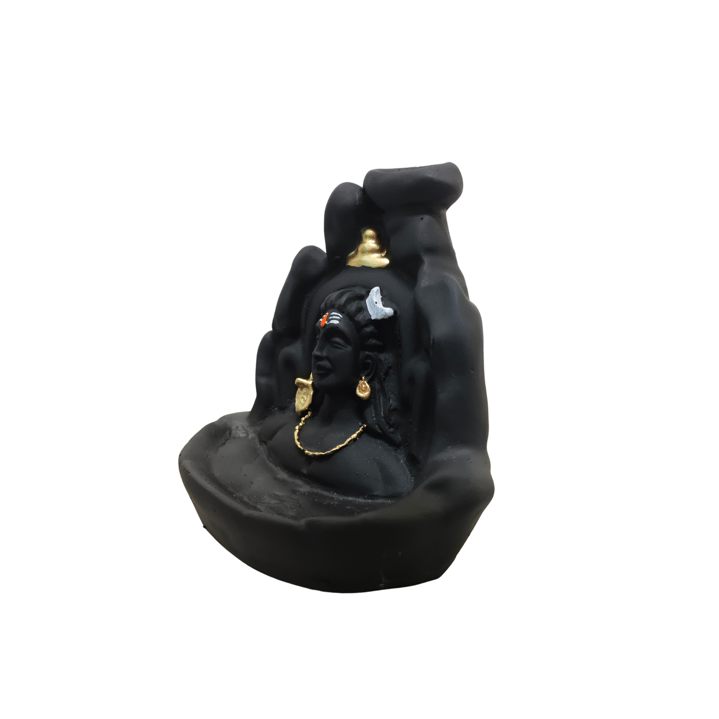 Adiyogi Lord Shiva Backflow Incense Fountain – Smoke Waterfall Showpiece