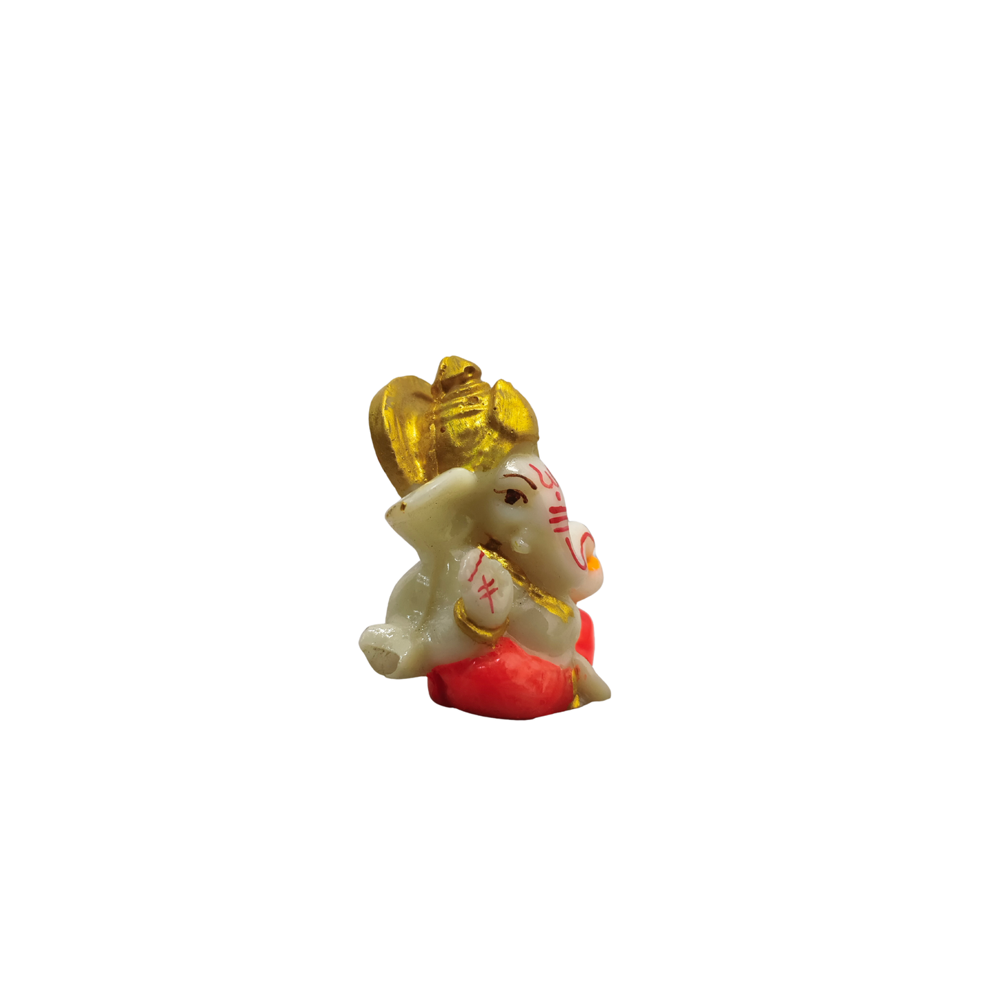 Lord Ganesha Polyresin Idol for Home & Office | Ganpati Bappa Murti for Prosperity & Success
